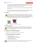 Preview for 15 page of SCANMASKIN Scan Combiflex 800 User Manual