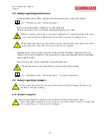 Preview for 16 page of SCANMASKIN Scan Combiflex 800 User Manual