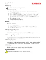 Preview for 21 page of SCANMASKIN Scan Combiflex 800 User Manual