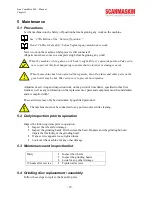 Preview for 23 page of SCANMASKIN Scan Combiflex 800 User Manual