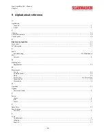 Preview for 32 page of SCANMASKIN Scan Combiflex 800 User Manual