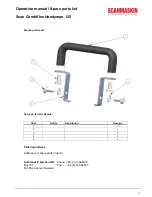 Предварительный просмотр 21 страницы SCANMASKIN Scan Combiflex Handyman Operation Manual & Spare Parts List