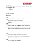 Preview for 3 page of SCANMASKIN ScanDust 6000 Operating Instructions Manual