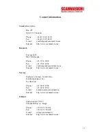 Preview for 17 page of SCANMASKIN ScanDust 6000 Operating Instructions Manual