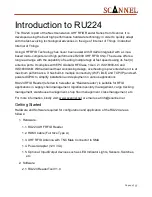 Preview for 4 page of Scannel RU224 User Manual