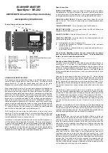 Предварительный просмотр 1 страницы Scanner Master SportSync SR-202 Basic Instructions