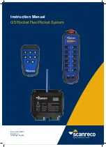 Scanreco G5 Pocket System Instruction Manual предпросмотр