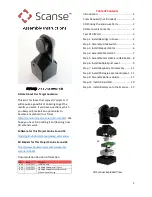 Scanse Sweep DIY 3D Assembly Instructions Manual preview