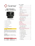 Scanse SWEEP V1.0 Users Manual Andtechnical Specification предпросмотр