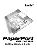 ScanSoft PAPERPORT 8.0 DELUXE Getting Started Manual preview