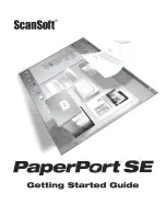 ScanSoft PaperPort SE Getting Started Manual preview