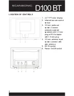 Предварительный просмотр 2 страницы Scansonic D100 BT User Manual