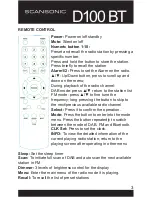 Предварительный просмотр 3 страницы Scansonic D100 BT User Manual