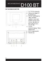 Предварительный просмотр 17 страницы Scansonic D100 BT User Manual