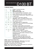 Предварительный просмотр 18 страницы Scansonic D100 BT User Manual