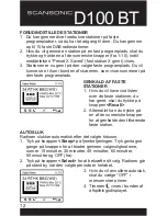 Предварительный просмотр 27 страницы Scansonic D100 BT User Manual