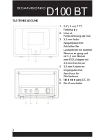 Предварительный просмотр 32 страницы Scansonic D100 BT User Manual