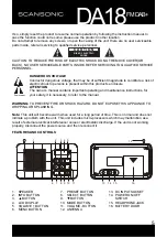 Предварительный просмотр 5 страницы Scansonic DA18 User Manual