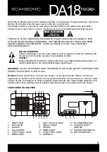 Предварительный просмотр 14 страницы Scansonic DA18 User Manual