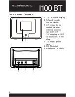 Предварительный просмотр 2 страницы Scansonic I100 BT User Manual