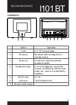 Preview for 3 page of Scansonic I101 BT User Manual