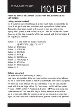 Preview for 5 page of Scansonic I101 BT User Manual