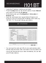 Preview for 21 page of Scansonic I101 BT User Manual