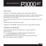 Preview for 9 page of Scansonic P3000 BT User Manual