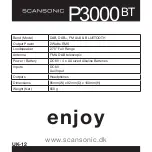 Preview for 12 page of Scansonic P3000 BT User Manual