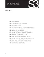 Preview for 2 page of Scansonic s3 active User Manual