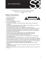 Preview for 3 page of Scansonic s3 active User Manual