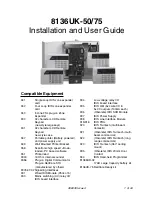 Preview for 1 page of Scantronic 8136UK-50 Installation And User Manual