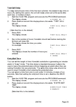 Preview for 23 page of Scantronic HOMELINK EXTRA Programming Manual