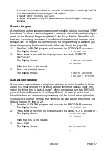 Preview for 27 page of Scantronic HOMELINK EXTRA Programming Manual