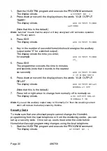 Preview for 30 page of Scantronic HOMELINK EXTRA Programming Manual