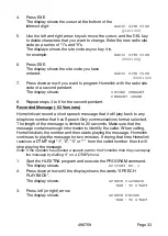 Preview for 33 page of Scantronic HOMELINK EXTRA Programming Manual