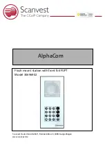 Предварительный просмотр 1 страницы Scanvest AlphaCom 30696902 Installation Manual