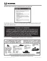 Предварительный просмотр 12 страницы Scarab jet boat Owenrs Manual