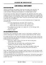 Preview for 32 page of Scarab M6 Operator'S Manual