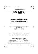 Preview for 3 page of Scarab Minor VM Hydrostatic Operator'S Manual