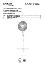 Preview for 1 page of Scarlett Comfort SC-SF111B06 Instruction Manual