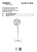 Preview for 1 page of Scarlett comfort SC-SF111B18 Instruction Manual