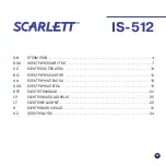 Предварительный просмотр 37 страницы Scarlett Indigo Innovation IS-512 Instruction Manual