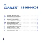 Preview for 44 page of Scarlett Indigo Innovation IS-HB44K03 Instruction Manual