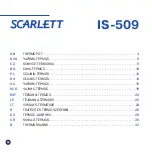 Предварительный просмотр 35 страницы Scarlett IS-509 Instruction Manual