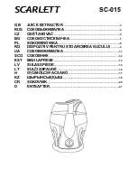 Scarlett SC-015 Instruction Manual preview