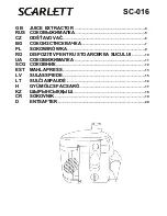 Scarlett SC-016 Instruction Manual предпросмотр