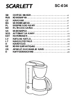 Preview for 1 page of Scarlett SC-034 User Manual Manual