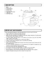 Предварительный просмотр 2 страницы Scarlett SC-035 Instruction Manual