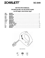 Scarlett SC-045 Instruction Manual preview